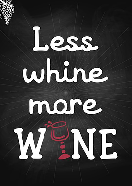 Wine lettering blackboard