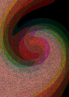 Abstract Glitter Swirls