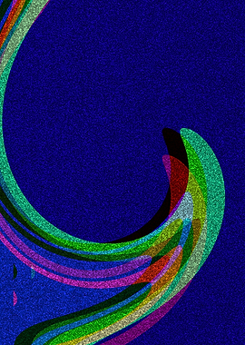 Abstract Glitter Swirls