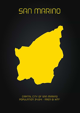 San Marino Map