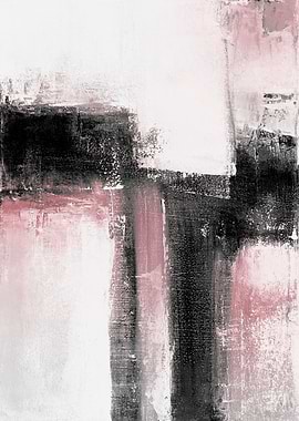 pink black abstract