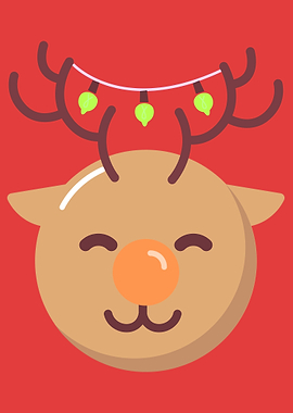Deer Christmas Emoji