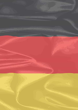 German Silk Flag