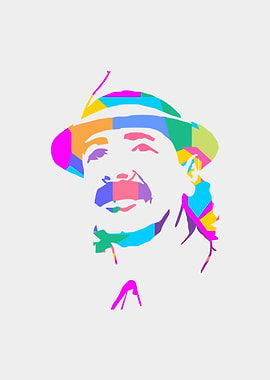 Carlos Santana Pop Art