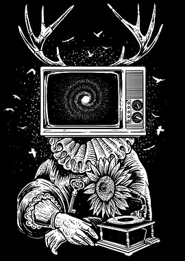 Queen Abstract Portrait