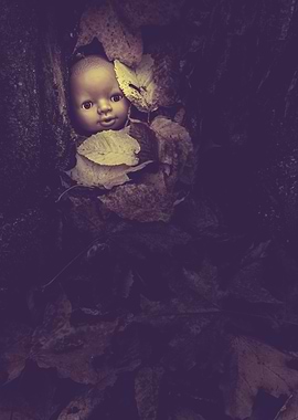 Black doll against racism