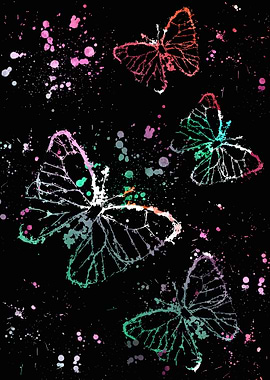 flash butterflies light