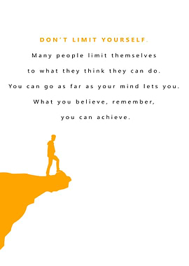 Dont Limit Yourself Quote