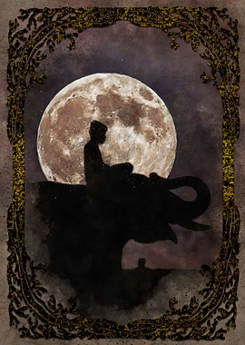 Night under the moon