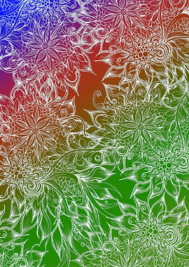Floral Lineart Pattern