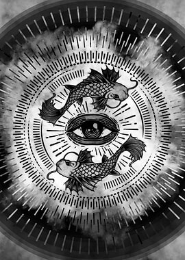All Seeing Eye Koi Fish