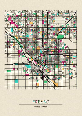 Fresno Map