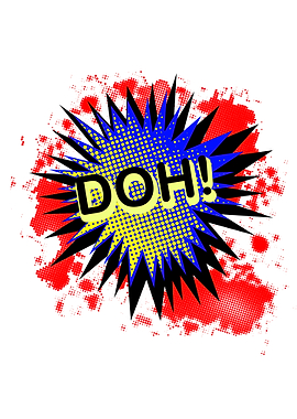 Doh Comic Exclamation