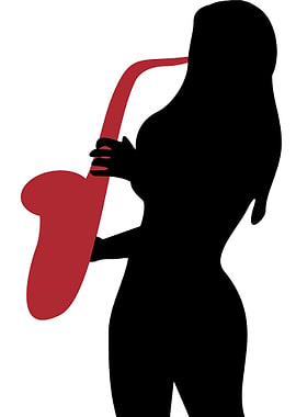 Girl on Sax