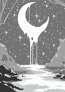 The moon and the stars