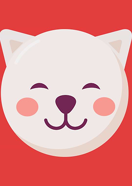 Cute Christmas Cat Emoji