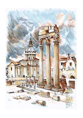 Ruins Sketch markers