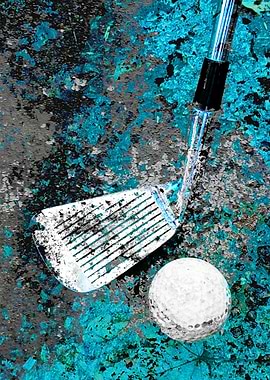 Golf art print w 20