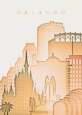 Orlando Florida Skyline