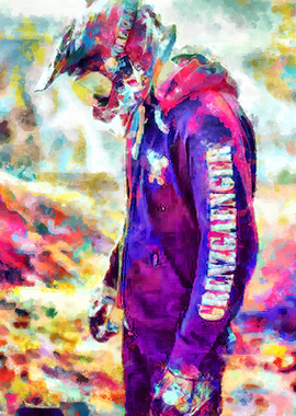 Motocross Action Poster