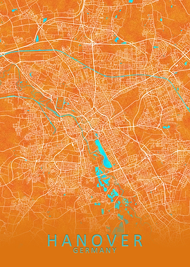 Hanover Germany City Map