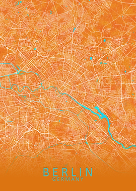 Berlin Germany City Map