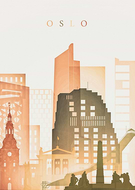 Oslo Norway Skyline