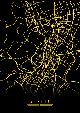 Austin City map