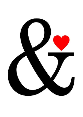 wedding Ampersand love