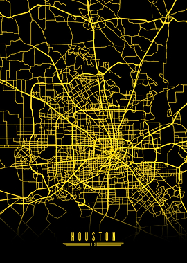 Houston City Map