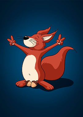 Nutty Squirrel Blue Solo