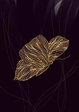 Gold Butterfly