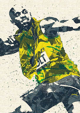 Usain Bolt Olympic Poster