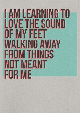 Walking Away From Things