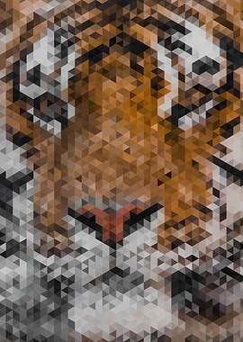 Isometric Tiger