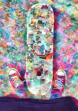 Skateboarding Poster