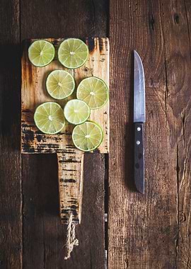 Fresh lime slices