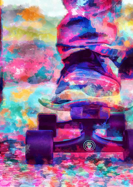 Skateboarding Poster