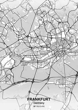 Frankfurt City in Germany