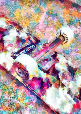 Skateboarding Poster