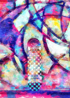 Skateboarding Poster