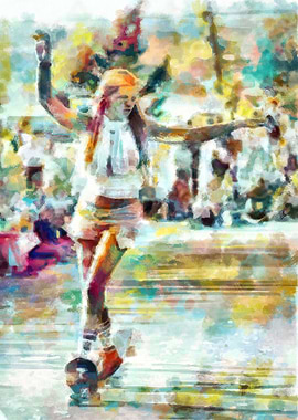 Skateboarding Poster