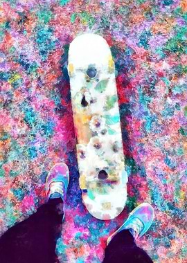 Skateboarding Poster