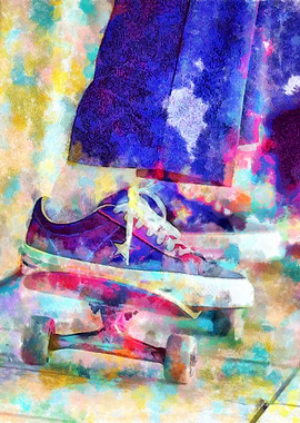 Skateboarding Poster