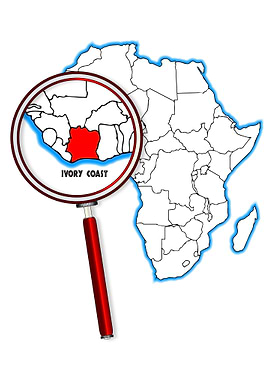 Ivory Coast Map