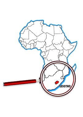 Lesotho Map
