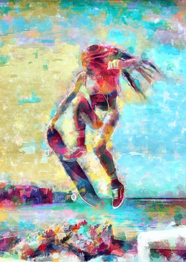 Skateboarding Poster