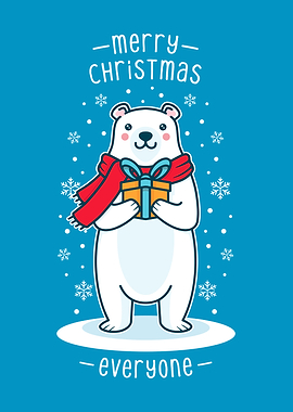 Polar Bear Christmas Gift
