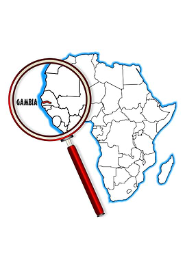 Gambia Map