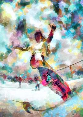 Skateboarding Poster